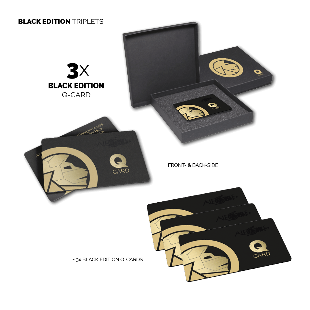 Lion Triplets Black Edition Body Q-Card