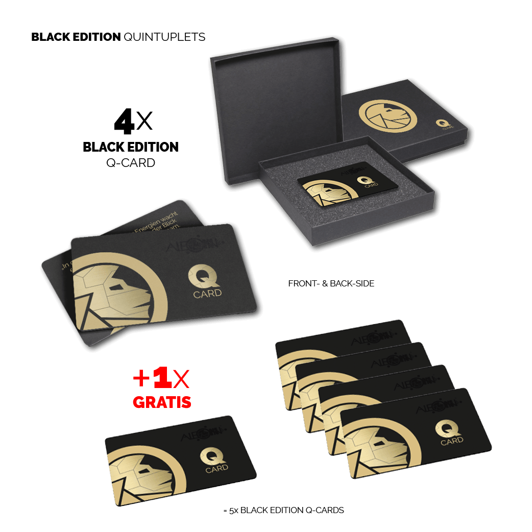 Lion Quintuplets Black Edition Body Q-Card 4 + 1