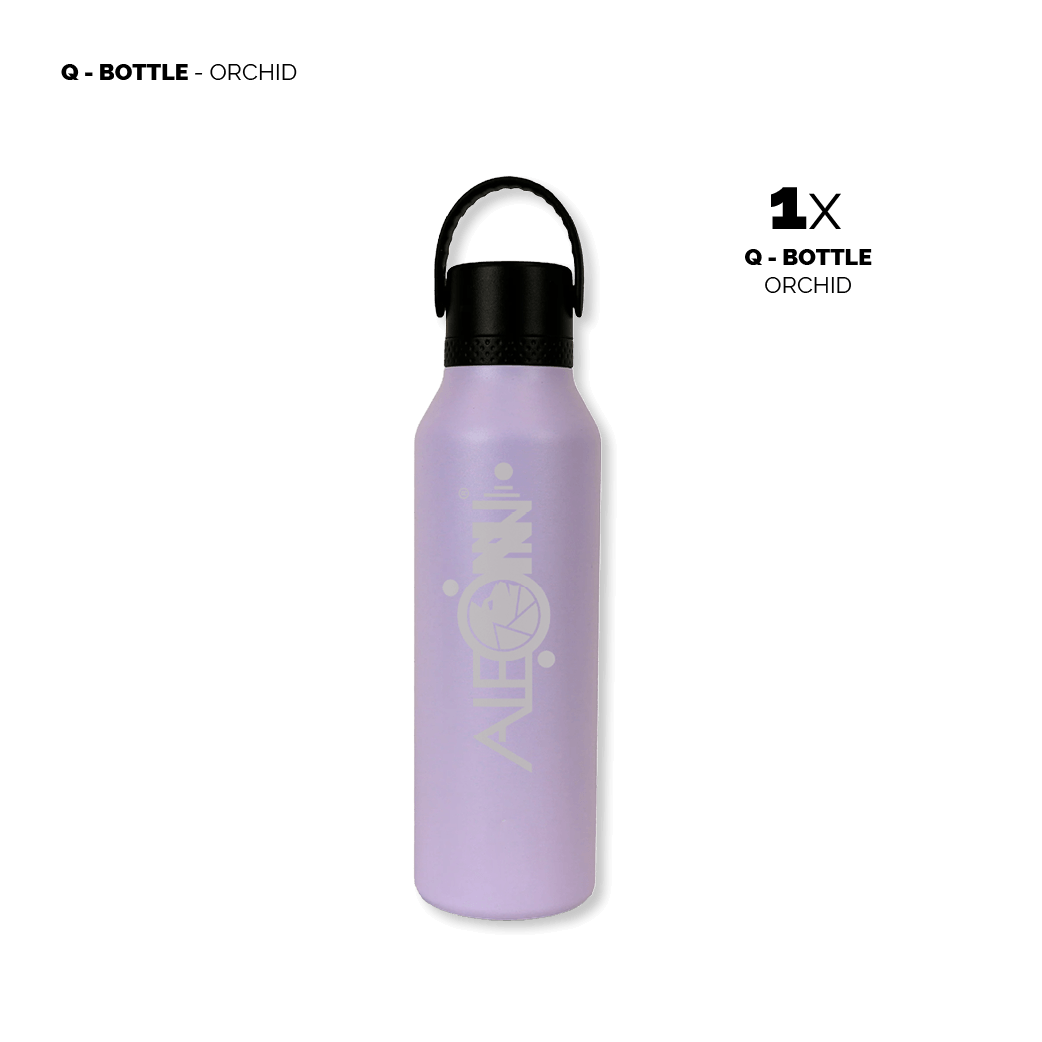 Q-Bottle Orchid nur 100 Flaschen Limited Edition. Lieferung ab 15.Juli