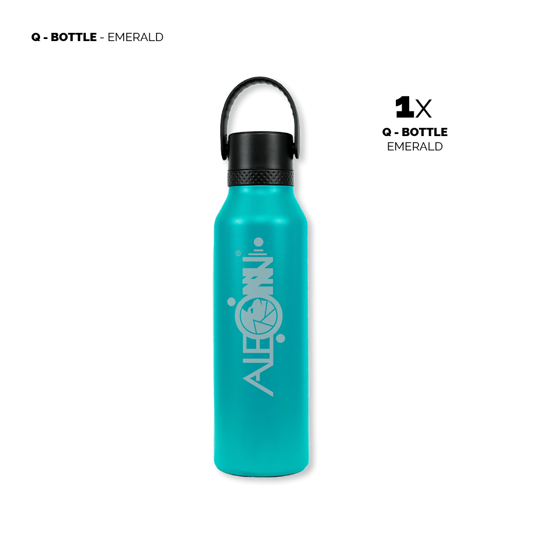 Q-Bottle Emerald nur 100 Flaschen Limited Edition. Lieferung ab 15.Juli