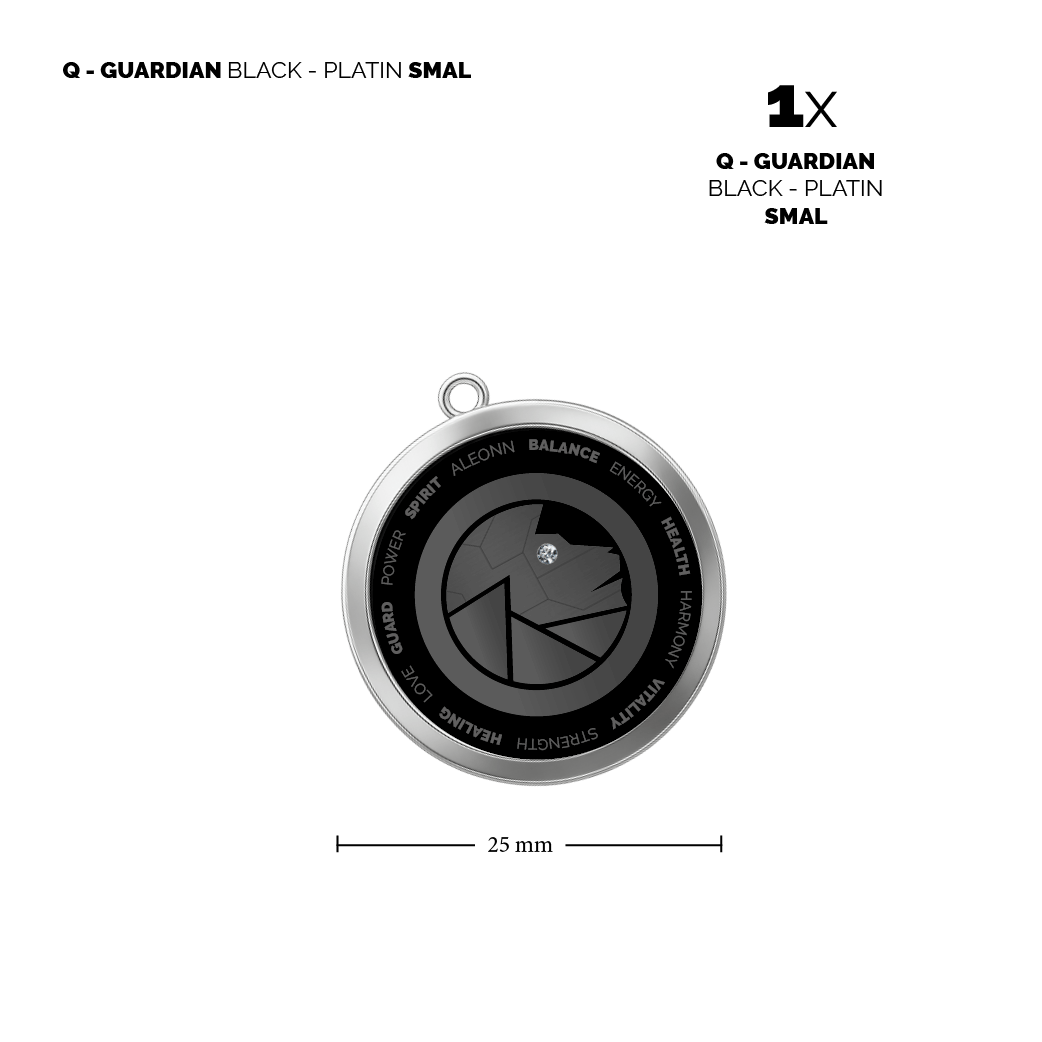 Q-Guardian black-platin small
