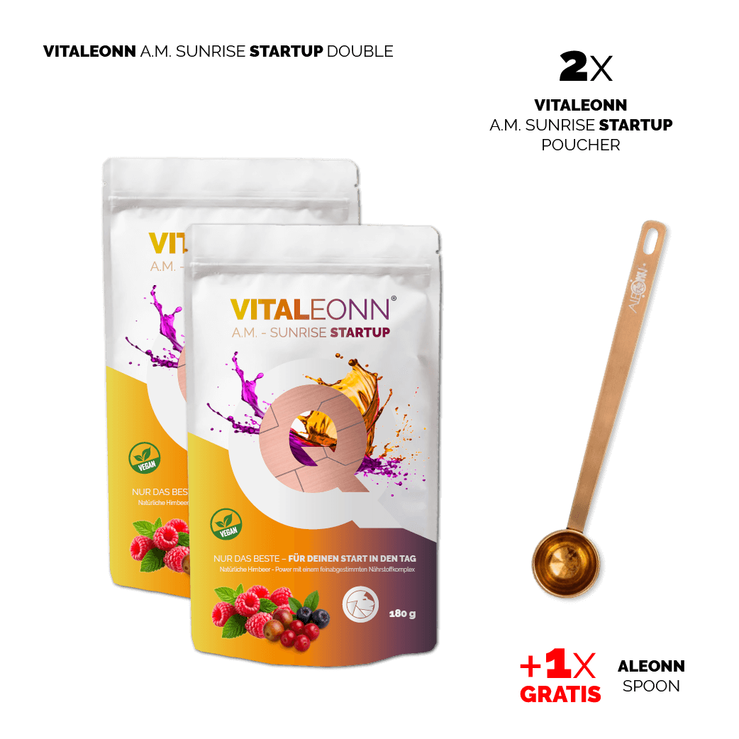 VITALEONN-Q -  A.M. - SUNRISE STARTUP Double plus Gratis Spoon