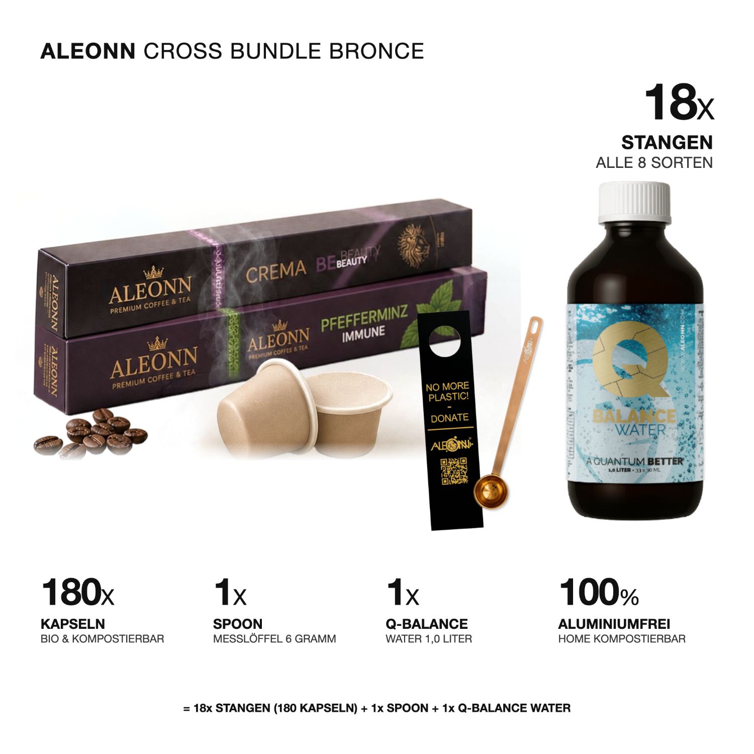 ALEONN COFFEE & TEA Cross Bundle Bronce Lieferung ab Nov. 26