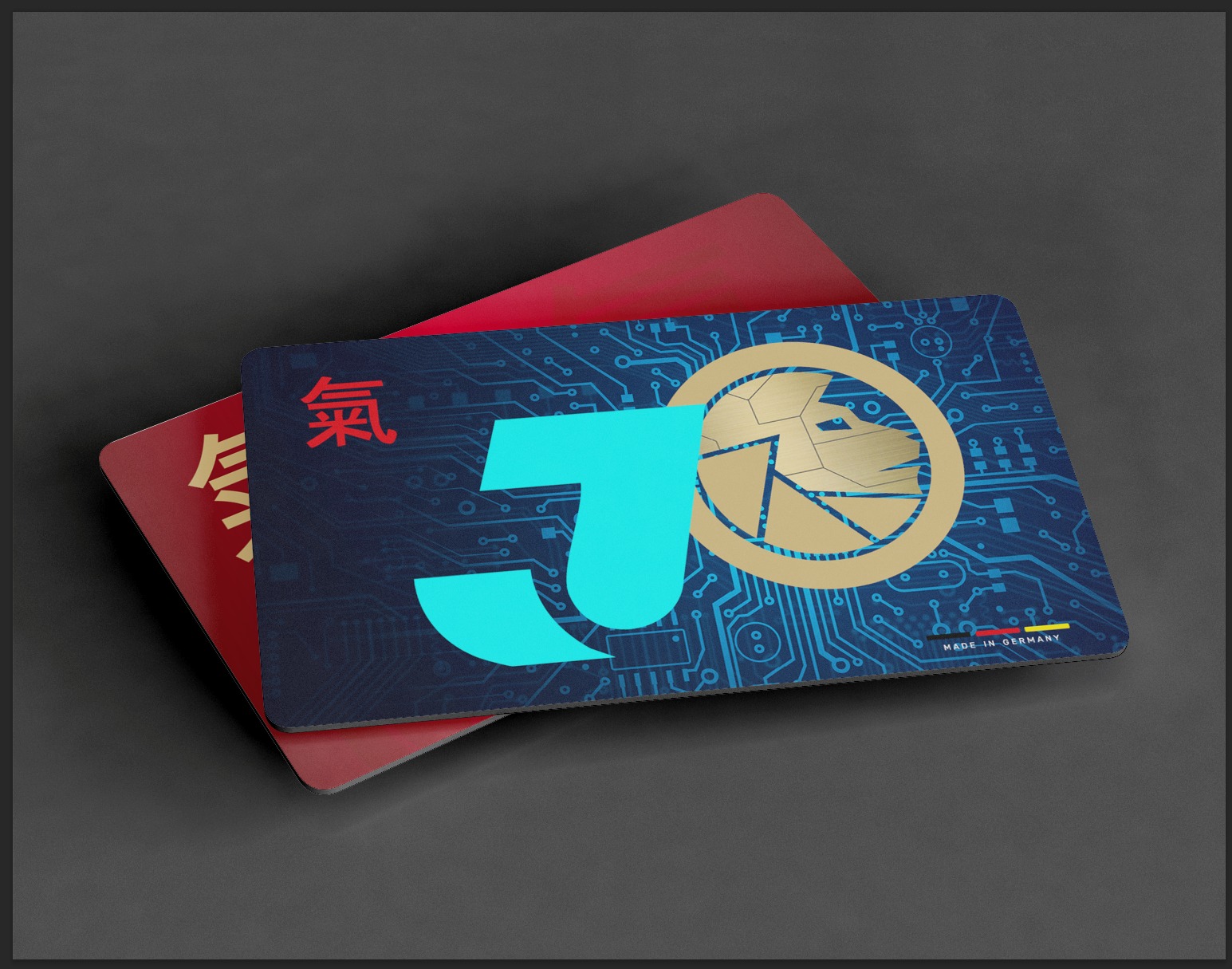 Ju Qi Body Card blue - Limited Edition