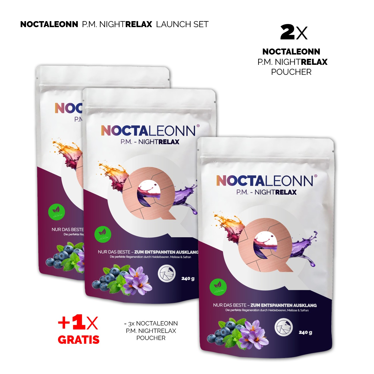 NOCTALEONN-Q - P.M. - NIGHT RELAX Launch Set Aktion Lieferung ab 24.11.2025