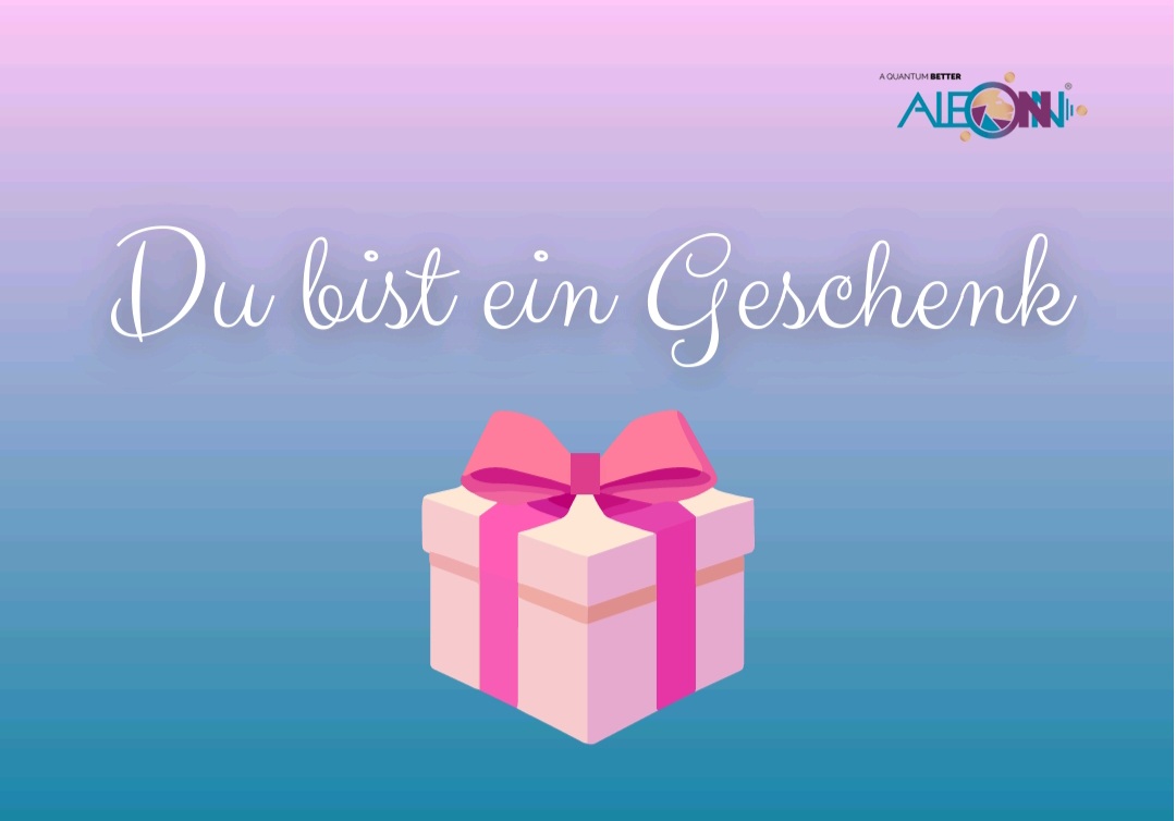 5 x Postkarte: Du bist ein Geschenk